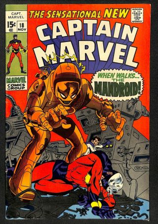 Captain Marvel 18 Fn,  6.  5 Carol Danvers Gets Her Powers Comic