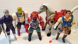 Bravestarr 1986 Vintage Thirty Thirty Horse And Figures