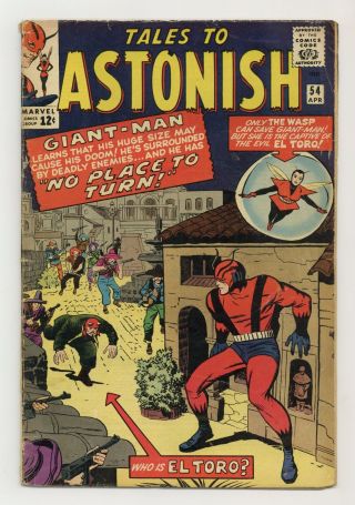 Tales To Astonish 54 Gd/vg 3.  0 1964