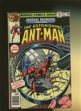 Marvel Premiere 47 Vg/fn 5.  0 1 Book 1st Scott Lang As Ant - Man,  1st Darren Cross