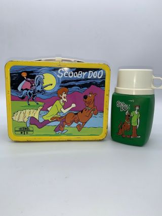 Vintage 1973 Scooby Doo Lunch Box & Thermos