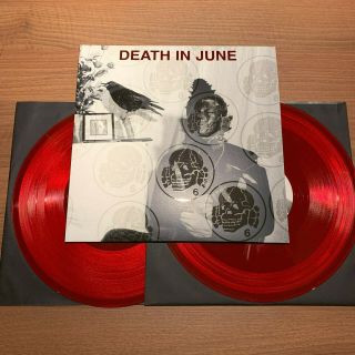 Death In June The Wall Of Sacrifice 2xlp Red Vinyl W/insert Oop Anniversary