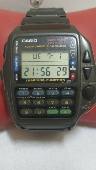 Big Casio Cmd - 40 Tv Remote - Controller Alarm Chrono Calculator Module 1174,  Box