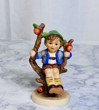 Vintage Hummel Goebel Figurine 142 3/0 " Apple Tree Boy " Tmk - 5 Germany 4 "