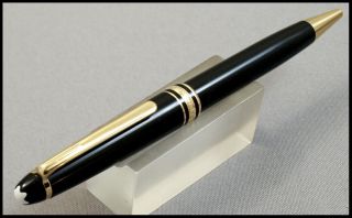 Vintage Montblanc Meisterstuck Classic Pix Black And Gold Ball Point Pen