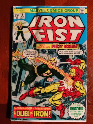 Marvel Comics Iron Fist 1 (1975) Key First Issue Comic Book