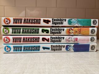 Yu Yu Hakusho Vol.  1 - 4 Viz Media,  Manga.  English.