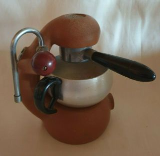 Vintage Brown Atomic Coffee Maker Bon Trading Home Espresso For Display Or Parts