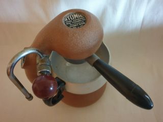Vintage Brown ATOMIC Coffee Maker Bon Trading Home Espresso FOR DISPLAY OR PARTS 2