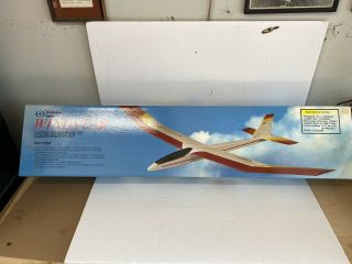 Vintage Thunder Tiger Windstar 2m Rc Sailplane Kit Nos Arf Model Airplane Glider