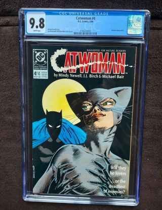 Catwoman 4 Cgc 9.  8 White Pages A Beauty Best Buy On Ebay