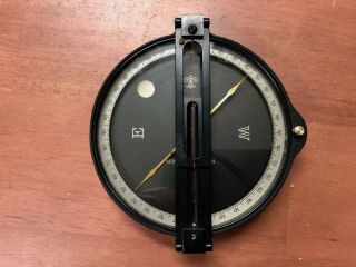 Vintage Keuffel & Esser vernier surveying compass made in U.  S.  A.  Case 3