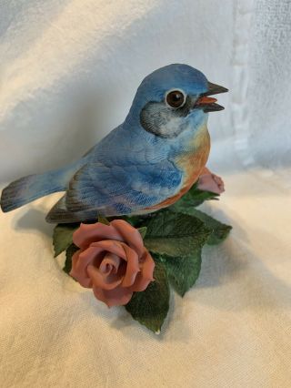 Lenox Eastern Bluebird Porcelain Figure Cond.