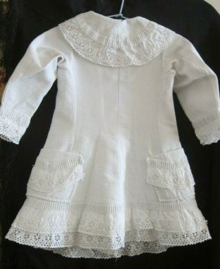 C.  1880 Antique French Handstitched Girls/toddlers Period Summer Coat