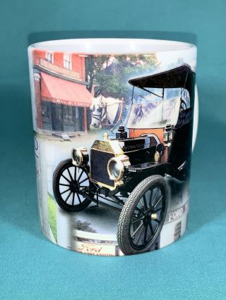 Henry Ford Model T Car Coffee Mug Cup Ceramic Greenfield Village Dearborn Mi