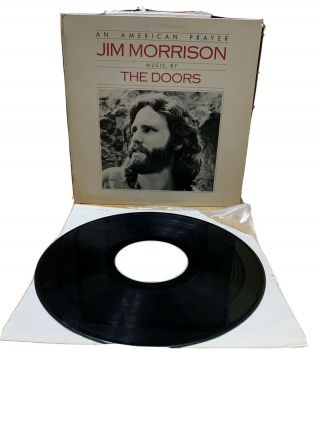 Jim Morrison The Doors An American Prayer Lp Record Album With