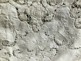 Vintage Fancy Cut Work And Embroidery Sheets Jointed At The Top