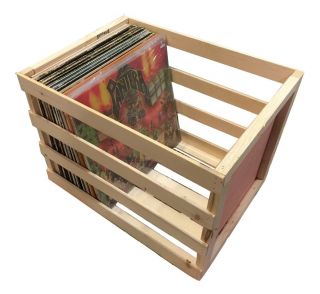 18 Inch Vinyl Record Storage Crate - Album,  Lp,  Record Storage And Display