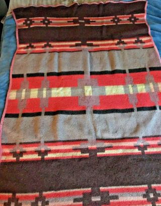 Antique J.  Capps & Sons Pre 1918 Wool Trade Blanket - Banded 
