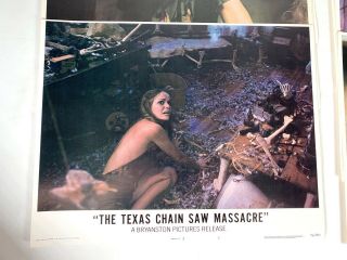 Vintage Texas Chainsaw Massacre 1974 Lobby Cards 11 x 14 Color Set Of 8 3