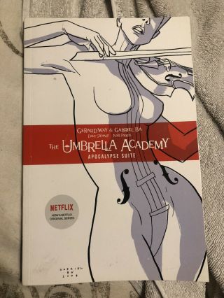 Umbrella Academy Tpb Apocalypse Suite Signed By Gerard Way My Chemical Romance