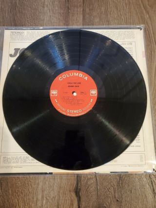1964 JOHNNY CASH I Walk The Line Vinyl LP Record Columbia Records CS 8990 3