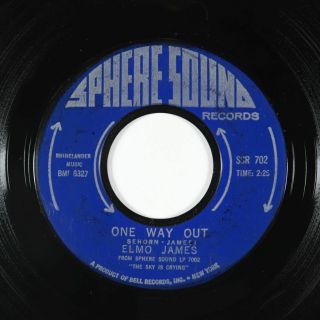Blues R&b 45 - Elmo James - One Way Out - Sphere Sound - Mp3