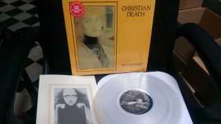 Christian Death - Deathwish Lp Clear Vinyl (rozz Williams Rikk Agnew)