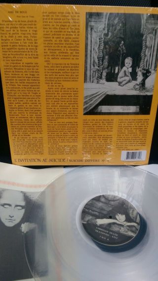 CHRISTIAN DEATH - DEATHWISH LP Clear Vinyl (Rozz Williams Rikk Agnew) 2