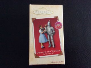 2003 Dorothy And Tin Man Hallmark Keepsake Ornament The Wizard Of Oz
