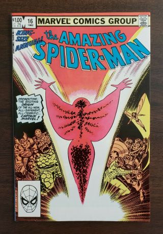 The Spider - Man Annual 16 1st App Of Captain Marvel Monica Rambeau