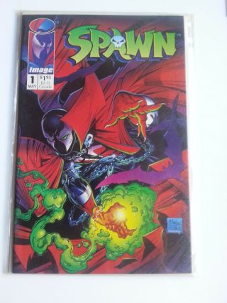 Spawn No 1 Todd Mcfarlane Comics Book,  May 1992,  1st Issue.