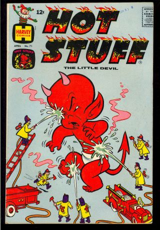Hot Stuff The Little Devil 71 Silver Age Harvey Comic 1966 Vg - Fn