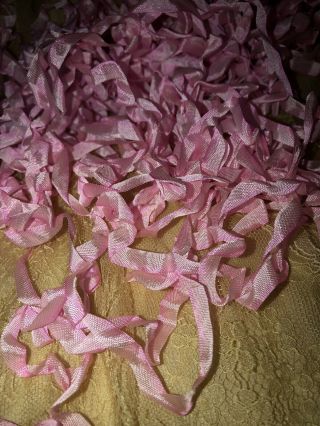 8.  5 Yards Antique Vintage French Ombre Pink Ribbon Trim 1/4 "
