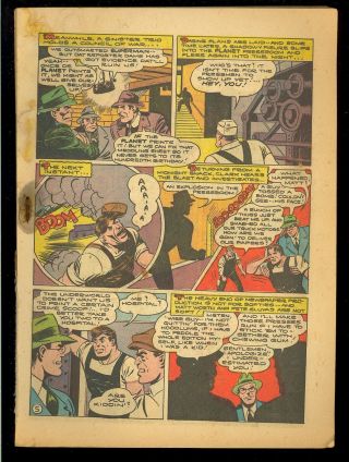World’s Finest Comics 13 Coverless & Missing Pages Batman Superman Dc 1944