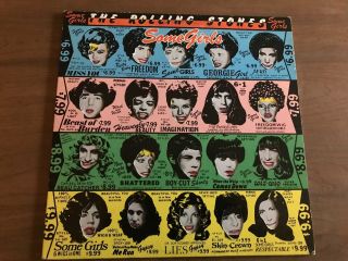 Rolling Stones Some Girls Coc39108 1978 Ex/vg
