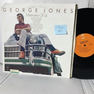 George Jones Memories Of Us - Epic Ke 33547 Vg,  - /vg,  - Country Record Lp