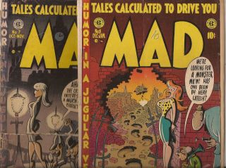 Mad 7 (2 -) & 8 (3, ) Great Fill In Issues (sjm914)
