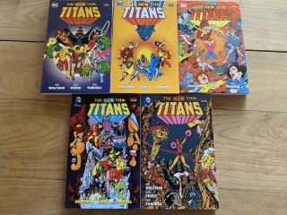 The Teen Titans By Marv Wolfman & George Perez Volume 1 - 5 Dc Deluxe Tpb