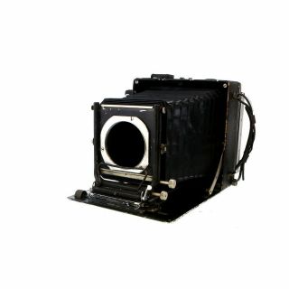 Vintage Linhof 5x7 " Folding Camera,  Black - Ai