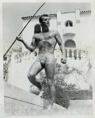 1950s Vintage Amg Male Nude Handsome Dale Curry Tattooed Hairy Muscle Beefcake