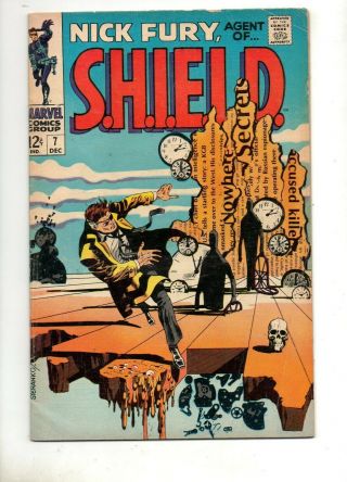 Nick Fury Agent of SHIELD 7,  8 STERANKO CLASSIC SALVADOR DALI COVER 1969 MARVEL 2