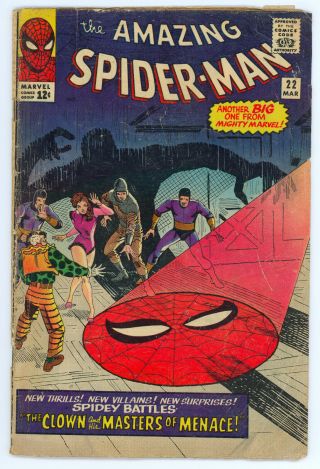 Jerry Weist Estate: The Spider - Man 22 (marvel 1965) Vg - Ditko