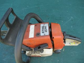 Vintage STIHL 034 Chainsaw Chain Saw with 18 