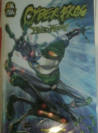 Cyberfrog Blood Honey 1 Signed Ethan Van Sciver Very Fine Htf All Caps
