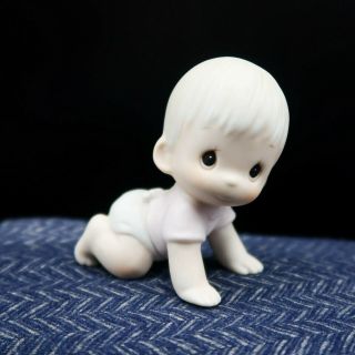 Precious Moments Crawling Baby E2852 Gift Figurine Figure Baby Shower