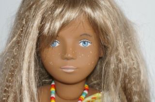 Sasha " Day At The Beach " Vintage Doll Repaint Ooak By Rhiella 16 " Trendon
