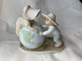 Home Interiors Masterpiece Homco Circle Of Friends On Top Of The World Figurine