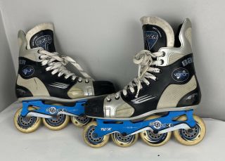Vintage Bauer Vapor Xl Inline Hockey Skates Tuuk Shifter Xl 80/72 - Size 9
