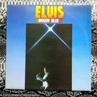 Elvis Presley Moody Blue Uk Vinyl Lp Rca Victor ‎– Pl 12428